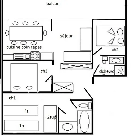 Apartment L'everest - 4 Pieces 8 Personnes - L'everest - 054ev - Plagne Centre Mae-5864