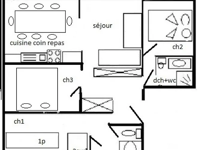 Lägenhet L'everest - 4 Pieces 8 Personnes - L'everest - 054ev - Plagne Centre Mae-5864
